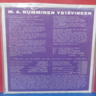 MA NUMMINEN - IN MEMORIAM VG+/VG+ FIN -67 1.PAINOS LP - pikkukuva 2