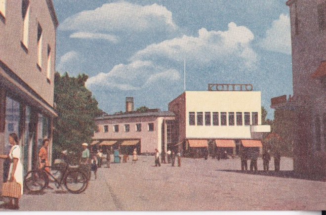 Valkeakoski, Kauppalan keskustaa b689