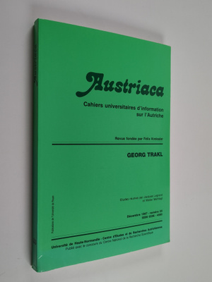 Felix Kreissler : Austriaca : Cahiers universitaires dinf...
