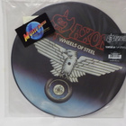 SAXON - WHEELS OF STEEL UUSI PICTURE VINYL UK 2005 - pikkukuva 1