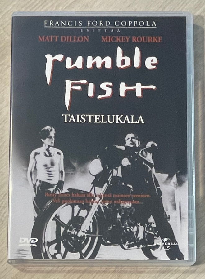 Francis Ford Coppola: TAISTELUKALA (1983) Mickey Rourke