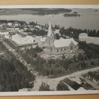 Nurmes N:o 917, kirkko, keskustaa, Velj. Karhumäki, ei p. - pikkukuva 1