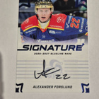 Blueline 26-27 Alexander Forslund signature rare - pikkukuva 1