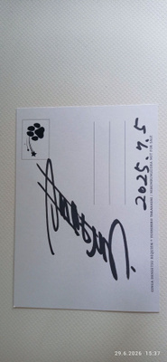 Yoshihiro Takahashi nimikirjoitus