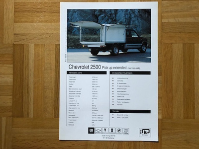 Esite Chevrolet 2500 Pick up extended 1991