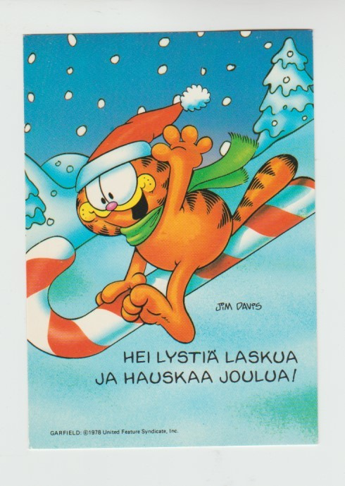 Postikortti, KATTI KARVINEN, Jim Davis