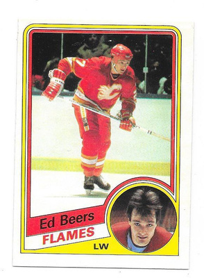 1984-85 OPC #219 Ed Beers Calgary Flames