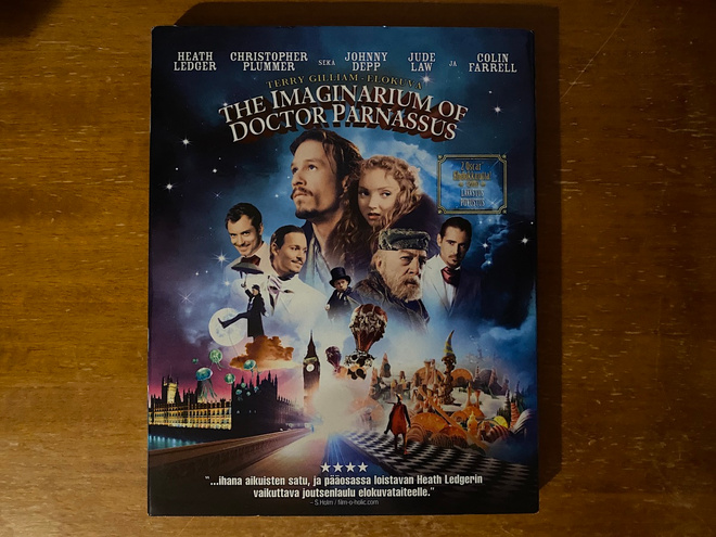 The Imaginarium of Doctor Parnassus Blu-ray