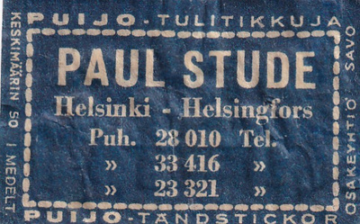 Helsinki, Paul Stude  7/15