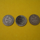 3 kpl 25p 1894, 1913 & 1916 - hopeaa - pikkukuva 1