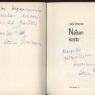 Leila Simonen: Naisen kosto nid.1.p 1998 Esikoisteos Katso! - pikkukuva 2