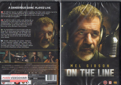 on the line (80 505) UUSI -FI- nordic, DVD mel gibson 2022