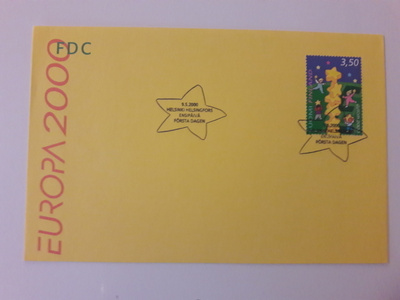 FDC - ensipäiväkuori - Europa 2000