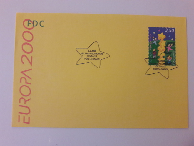 FDC - ensipäiväkuori - Europa 2000
