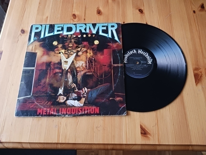 Piledriver – Metal Inquisition lp 1988 Brasilia Thrash, Hea