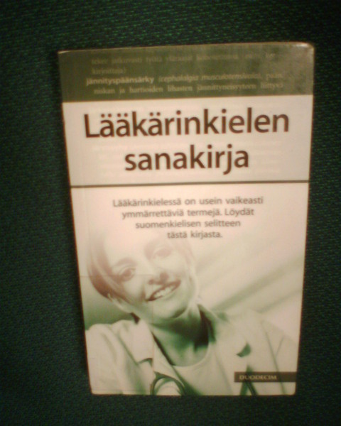 LÄÄKÄRINKIELEN SANAKIRJA ( 1 p. 2002 ) Sis.pk:t