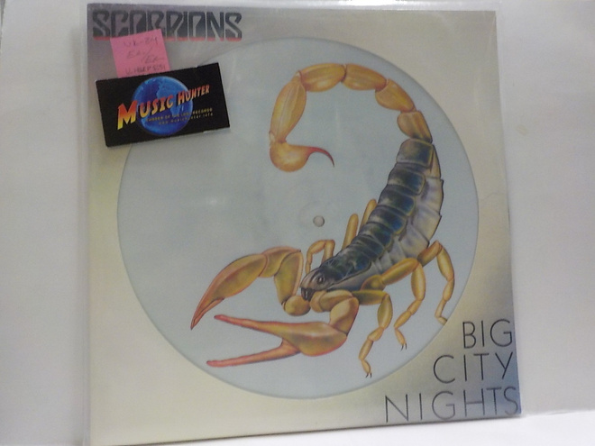 SCORPIONS - BIG CITY NIGHTS EX-/EX- LP UK 84 PRESS