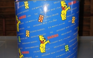 Peltipurkki Haribonalle