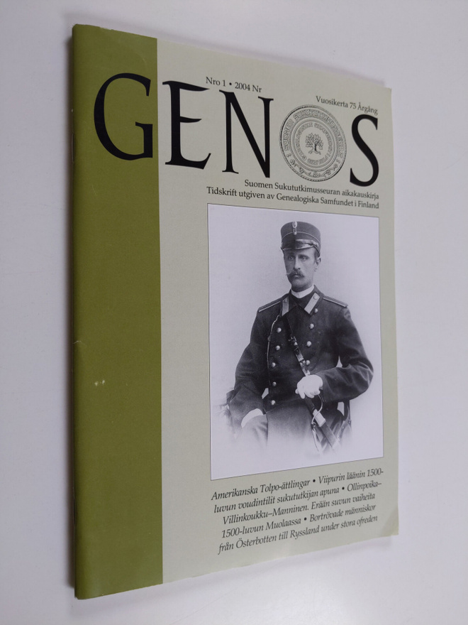 Genos 1 / 2004 : Suomen sukututkimusseuran aikakauskirja