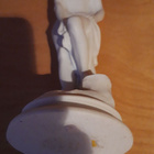 Venus patsas, alaston kylpevä nais patsas n. 23 cm - pikkukuva 5