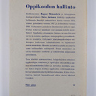 Ragnar Meinander ym. : Oppikoulun hallinto - pikkukuva 2