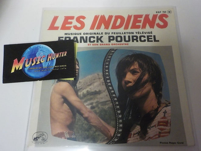 OST - LES INDIENS 1ST PRESS FRANCE 60'S M-/M- 7"