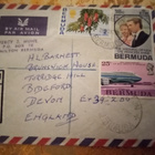 PRINCESS ANNE WEDDING STAMP BERMUDA KUORI - pikkukuva 1