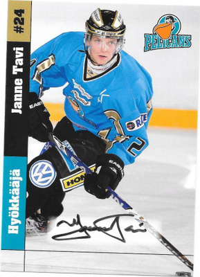 2009-10 Pelicans TeamIssue #24 Janne Tavi ex- JYP Saipa HPK