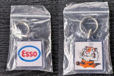 ESSO Tiikeri ä tankkiin avaimenperä huoltoasema huoltamo