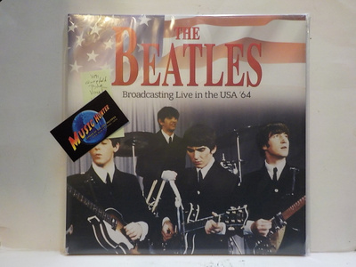 THE BEATLES - BROADCASTING LIVE IN THE USA 64 UUSI LP