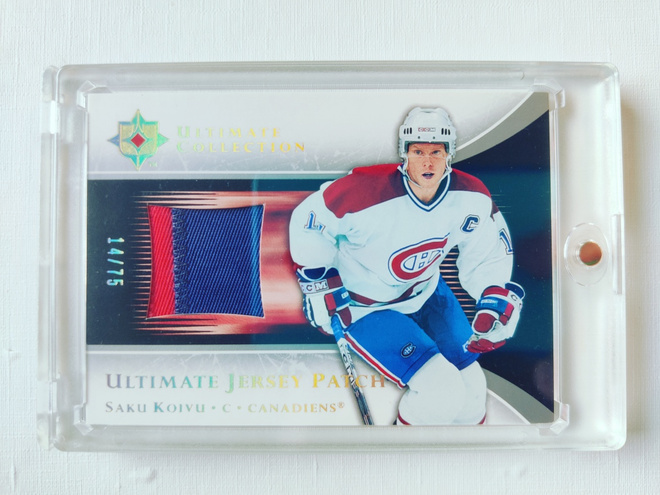 Saku Koivu - 05-06 Ultimate Jersey Patch /75