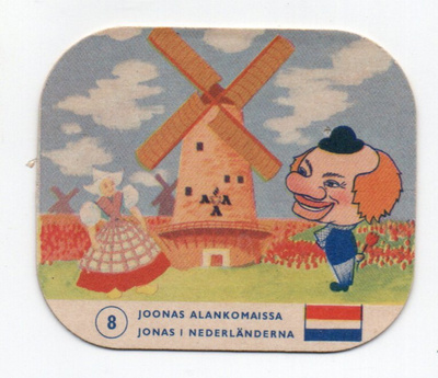 Kahvilappu n:o 8  JOONAS ALANKOMAISSA
