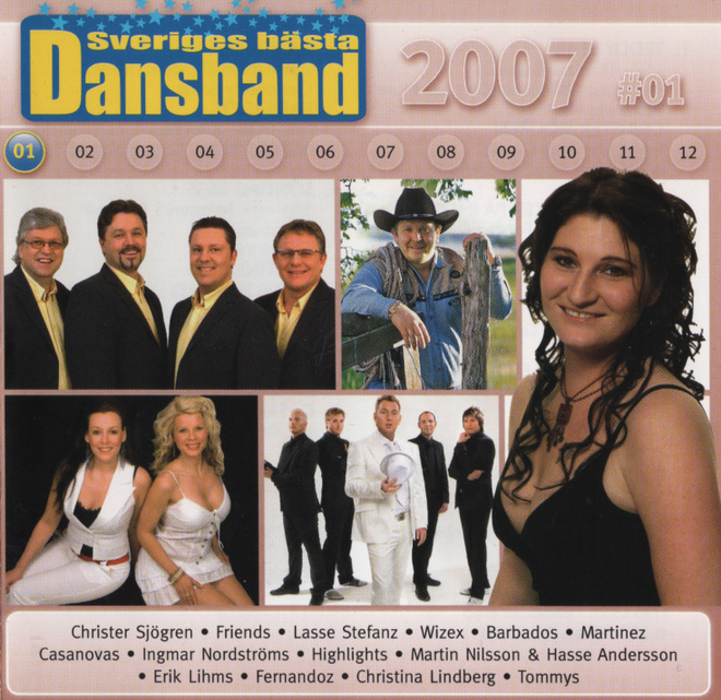 Sveriges Bästa Dansband - 2007 - Vol. 1 CD