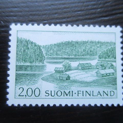 Yleismerkki Maalaismaisema 2,00mk 1964**
