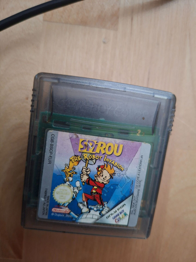 Game boy Color Spirou The Robot Invasion