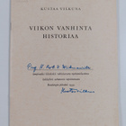 Kustaa Vilkuna : Viikon vanhinta historiaa (signeerattu, ... - pikkukuva 3