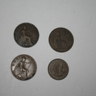 Englanti 3kpl one penny, 1kpl half penny alk. v.1902 - pikkukuva 1