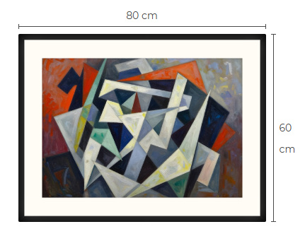 Uusi Kubismi art print taulu 60 cm x 80 cm