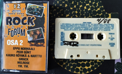 ROCK FORUM OSA 2-Kasetti, SIDC-2,v.1987, EUROS