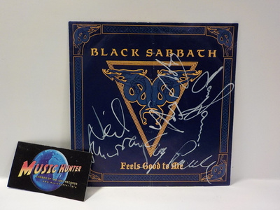 BLACK SABBATH - FEELS GOOD TO ME EX-/EX 7" + 4 X NIMMARIT!