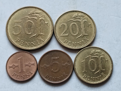 1 p - 50 p, circ,  v. 1963
