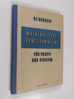R. F. Kundert : Mathematische formelsammlung