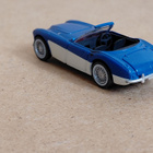 Austin Healey 3000 avoauto 1961 sininen 1:87 Wiking - pikkukuva 2