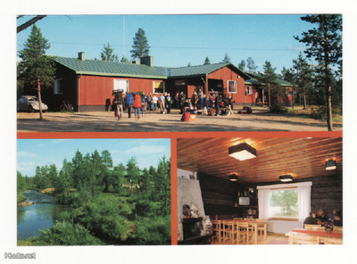 Postikortti, SAARISELKÄ, Muotkan maja.