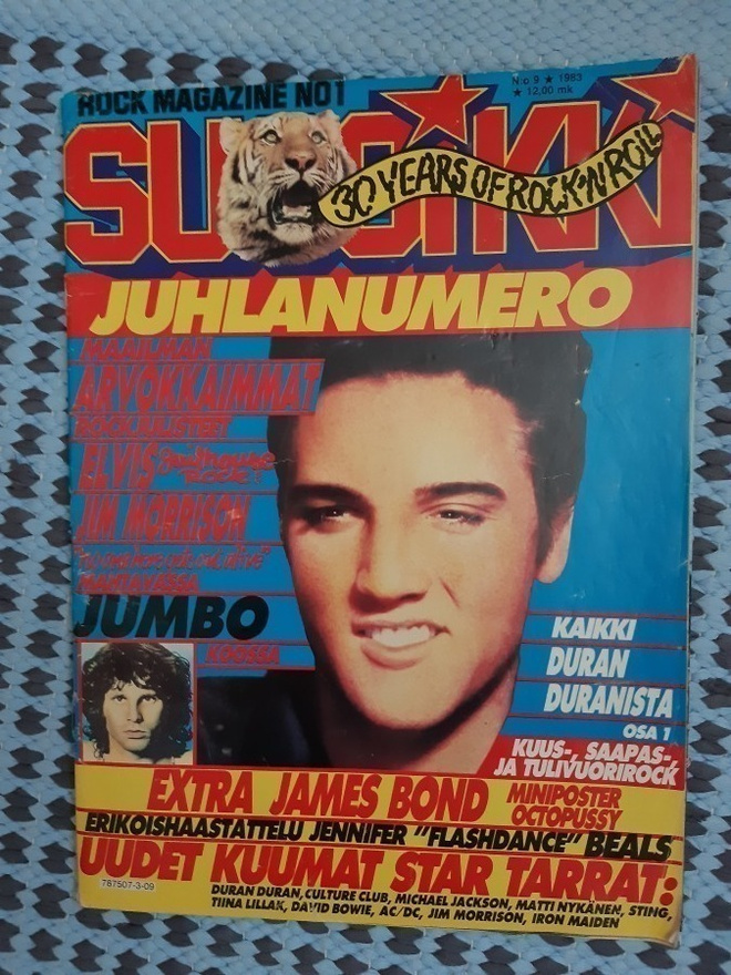 Suosikki 9/1983 JIM MORRISON JUMBO LAKANA!!