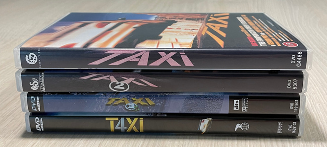 Luc Besson: TAXI kokoelma (1998-2007) 4DVD