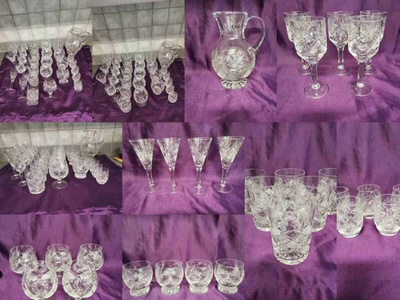 Neman Chrystal Glasswork USSR kristallilasi sarja