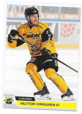 2018-19 CardSet #129 Valtteri Virkkunen Saipa