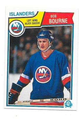 1983-84 OPC #4 Bob Bourne New York Islanders