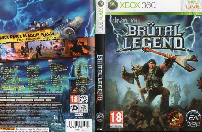 Brutal Legend	(25 224)	k			XBOX360				metal music game